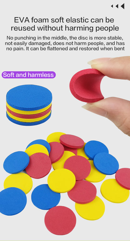 Children's flying disc gun radish gun toy EVA toy gun parent-child outdoor toy soft bullet gun